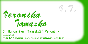 veronika tamasko business card